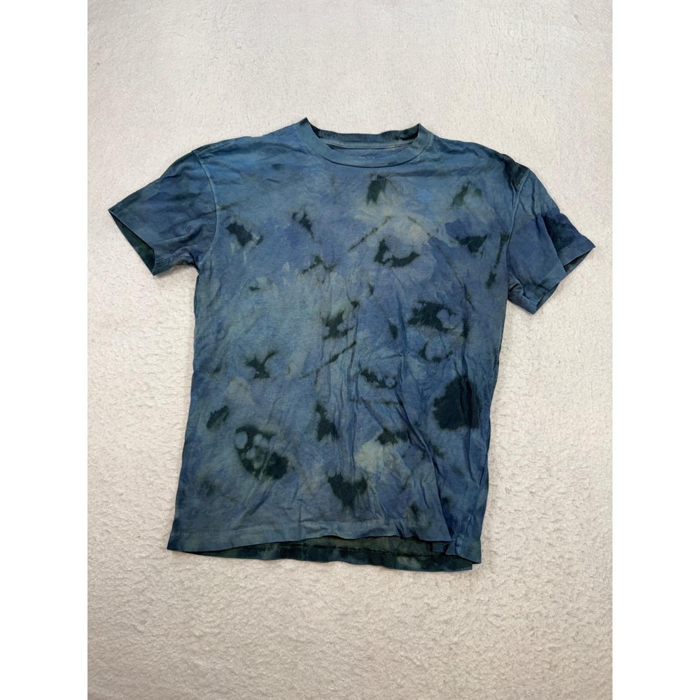 Abercrombie & Fitch Soft A&F Essentials Tie Dye T-Shirt Mens Large Blue Green